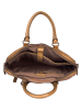 Bellicci Leren businesstas "Presley" cognackleurig - (B)37,5 x (H)27 x (D)5 cm