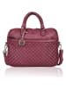 Bellicci Leren businesstas "Presley" roze - (B)37,5 x (H)27 x (D)5 cm