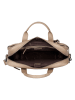 SPARWELL Leder-Businesstasche "Official Otto" in Taupe - (B)40,5 x (H)30 x (T)12,5 cm