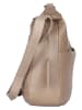 SPARWELL Leren schoudertas "Optimistic Olly" taupe - (B)34,5 x (H)21,5 x (D)9 cm