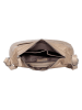 SPARWELL Leren schoudertas "Optimistic Olly" taupe - (B)34,5 x (H)21,5 x (D)9 cm