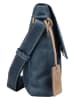 SPARWELL Leder-Umhängetasche "Tenacious Trevor" in Blau - (B)22 x (H)24,5 x (T)7 cm