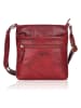 WEZBEY Leren schoudertas "Adrian" rood - (B)21 x (H)25 x (D)5 cm