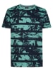 Petrol Industries Shirt in Schwarz/ Türkis