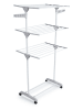 Lifa Living Wasdroogrek wit/grijs - (B)126 x (H)160 x (D)57 cm