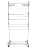 Lifa Living Wäscheständer in Weiß/ Grau - (B)126 x (H)160 x (T)57 cm