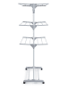 Lifa Living Wäscheständer in Weiß/ Grau - (B)126 x (H)160 x (T)57 cm