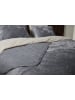Lifa Living 3tlg. Tagesdecken-Set in Grau