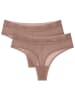 Triumph 2-delige set: taillestrings oudroze