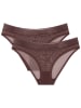 Triumph 2er-Set: Slips in Bordeaux