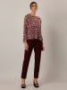 APART Bluse in Bordeaux/ Creme