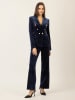 APART Fluwelen broek donkerblauw