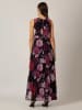 APART Plisseekleid in Schwarz/ Lila