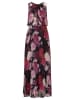 APART Plisseekleid in Schwarz/ Lila