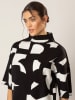 APART Sweter w kolorze czarno-białym