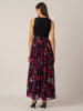APART Jurk zwart/bordeaux