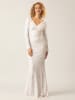APART Paillettenjurk wit/beige