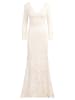APART Paillettenjurk wit/beige