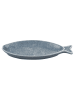 Villa d´Este Servierteller "Paros" in Blau - (L)24 x (B)10,5 cm