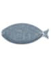 Villa d´Este Serveerbord "Paros" blauw - (L)24 x (B)10,5 cm