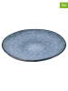 Villa d´Este 6er-Set: Speiseteller "The Market" in Blau/ Schwarz - Ø 28 cm