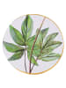 Villa d´Este 6-delige set: placemats "Oriental Botanique" wit/groen - Ø 33 cm