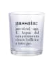 Villa d´Este Szklanki (6 szt.) "Victionary" w kolorze czarnym - 360 ml
