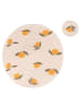 Villa d´Este 2-delige placematset "Mandar" beige/oranje