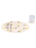 Villa d´Este 2-delige placematset "Lemon" beige/geel