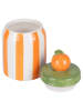 Villa d´Este Voorraadpot "Fruit Life" wit/groen/geel - (H)16 cm