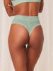 Triumph Stringi high waist w kolorze miętowym