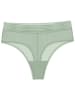 Triumph Stringi high waist w kolorze miętowym