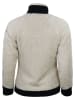 Peak Mountain Fleecejacke "Achef" in Creme/ Schwarz
