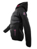 Peak Mountain Softshelljacke "Alley" in Schwarz/ Pink