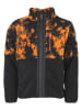 Peak Mountain Fleecejacke "Cefran" in Schwarz/ Orange