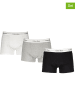 CALVIN KLEIN UNDERWEAR 3-delige set: boxershorts zwart/wit/grijs
