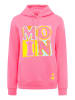 Zwillingsherz Hoodie "Print Moin" in Pink