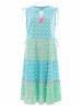 Zwillingsherz Jurk "Hailey" turquoise/groen