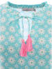 Zwillingsherz Jurk "Hailey" turquoise/groen