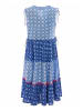 Zwillingsherz Kleid "Hailey" in Hellblau/ Blau