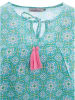 Zwillingsherz Blouse "Maike" turquoise