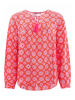 Zwillingsherz Bluse "Maike" in Rosa/ Orange