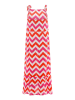 Zwillingsherz Kleid "Zick-Zack" in Rot/ Pink