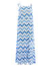 Zwillingsherz Kleid "Zick-Zack" in Hellblau/ Blau
