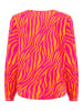 Zwillingsherz Bluse "Zebratraum" in Pink/ Orange