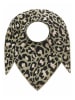 Zwillingsherz Driehoekige doek "Leo" kaki - (L)200 x (B)130 cm