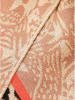 Zwillingsherz Dreieckstuch "AngryLeo" in Beige - (L)200 x (B)130 cm