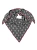 Zwillingsherz Driehoekige doek grijs - (L)200 x (B)130 cm