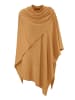 Zwillingsherz Poncho in Kamel