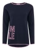 Zwillingsherz Trui "Smile" donkerblauw
